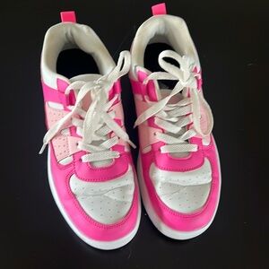 Pink and White shoes